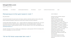 Desktop Screenshot of blogunluk.com