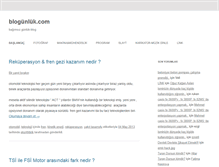Tablet Screenshot of blogunluk.com